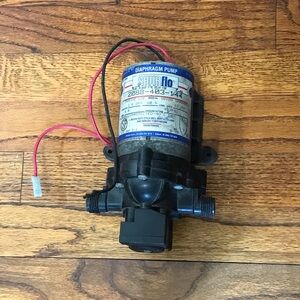 Shurflo Pump Model 2088-403-144, Diaphragm Pump 12 Volt DC Motor Polypropylene